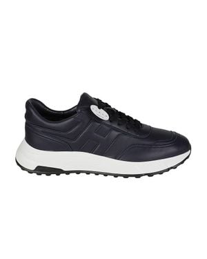 Hogan Low-Profile Sneakers With Tonal Detailing - Blue