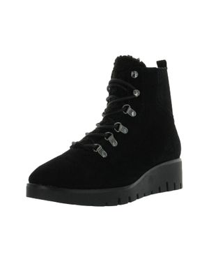 Anne Klein Donata Dona01F9- Suede Ankle Boots Ver1260 - Black