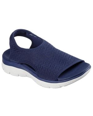 Skechers Summits Outta Here Slip On Slingback Sandals Gal1333 - Blue