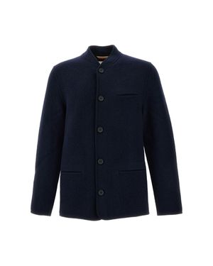 ALPE PIANO Structured Casual Jacket - Blue