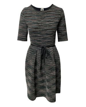 Missoni Viscose Knit Dress with Waist Tie - Black