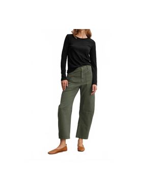 Velvet By Graham & Spencer Brylie Sanded Twill Utility Pant - Black