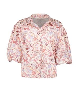 Bishop + Young Tyra Puff Sleeve Top - Pink