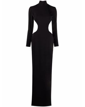 MONOT PRE High Neck Evening Dress - Black