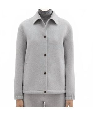 Theory Coaches Jacket - Gray
