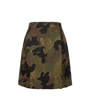 Trussardi Black Cotton Skirt - Green