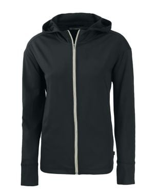 Cutter & Buck Daybreak Eco Recycled Full Zip Hoodie - Black