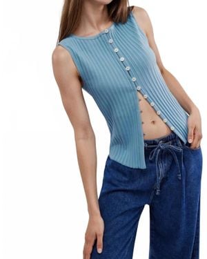 Free People Tilly Vest - Blue