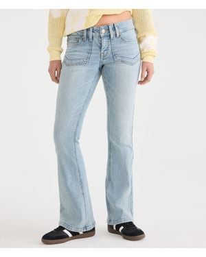 Aéropostale Low-Rise Flare Jean - Blue