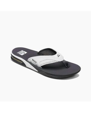 Reef Fanning Flip-Flop With Built-In Bottle Opener - Black