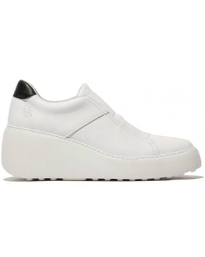 Fly London Dito Wedges Shoes - White
