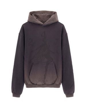 REPRESENT 247 247 Angel Hood Graphene Gradient Cotton-Blend Hoodie - Blue