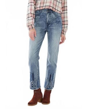Fdj Suzanne Straight Ankle Jean - Blue
