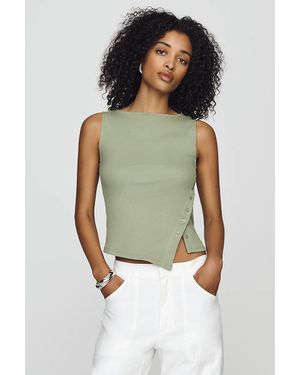 Reformation Hudson Knit Tank Top - Green