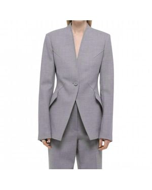 Helmut Lang Shawl Apex Blazer - Gray