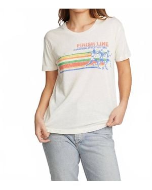Chaser Brand Marathon Bella Jersey Tee - Gray