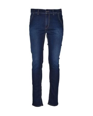 BARMAS Jeans Shearling And Lycra - Blue
