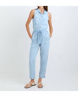 Bella Dahl Pocket Jumpsuit - Blue
