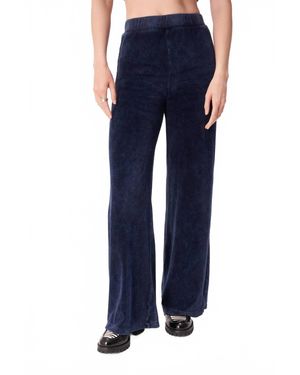 Project Social T Find Me Here Washed Velour Pants - Blue