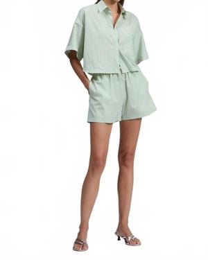 Rag & Bone Marin Striped Shirt - Green