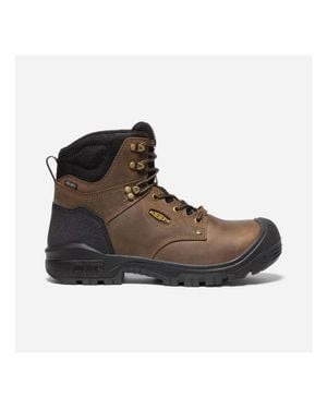 Keen Utility Independence 6" Composite Toe Insulated Waterproof Work Boots - Brown