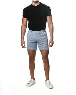 Postmarc Textured Stretch Knit Chino Short - Black