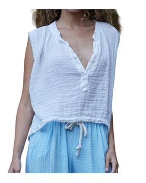 9seed Idyllwild Sleeveless Top - Blue