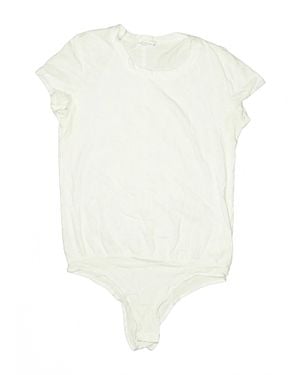 WASABI + MINT Short Sleeve Bodysuit - White