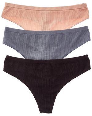 Florence By Mills 3Pk Thong - Black