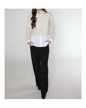 Matty M Wentz Layered Top - White