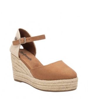 Xti Refresh Microfiber Wedge - Brown