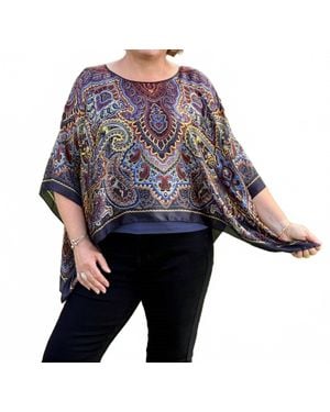 Coco + Carmen Margot Printed Wrap - Black