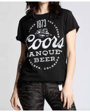 Recycled Karma Coors Banquet Beer 1873 Tee - Black