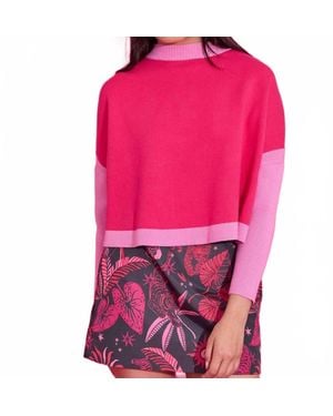 Alden Adair Leona Long Sleeve Sweater - Pink