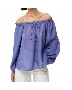 Exquise Adriene Blouse - Purple