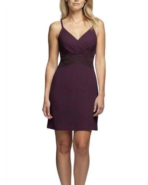 Jessica Howard Sequence Waist Cocktail Dress - Purple