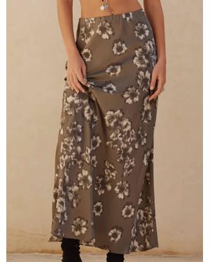 Promesa Marlowe Maxi Skirt - Brown