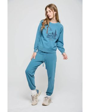 ATF All Time Favorite Lightweight Cabin Sweatshirt - Blue