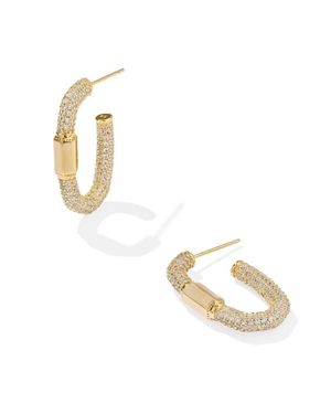 Kendra Scott Emery Hoop Earrings - Metallic