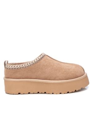 Xti Suede Slippers By - Natural