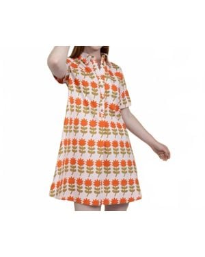 Uncle Frank Blooming Tulips Dress - Pink