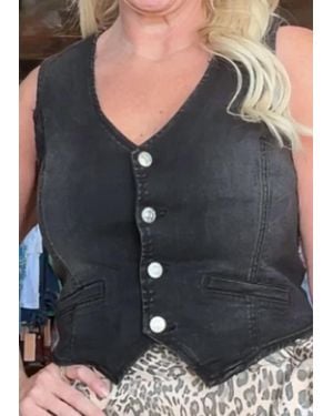 Love Tree Rebel Stitch Vest - Gray