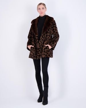 Gorski Sheared Mink Jacket, Belt - Multicolor