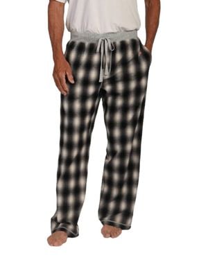 True Grit Alpine Flannel Pants - Black