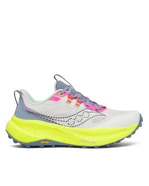 Saucony Xodus Ultra 4 Sneakers With Breathable Mesh Upper - Yellow