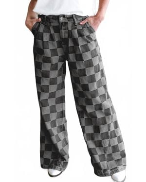Lovesoft Charlie Checkered Pants - Gray