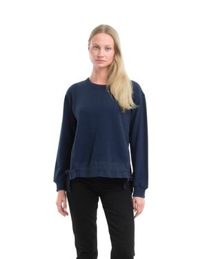 Wilt Woven Side Panels Sweatshirt - Blue