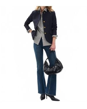 Rag & Bone Slade Ponte Blazer - Blue