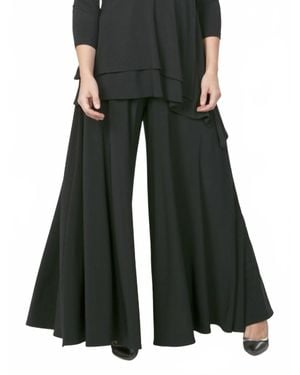 Sympli Palazzo Pant - Black