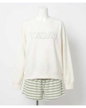 Z Supply Vacay Fleece Sweatshirt - White